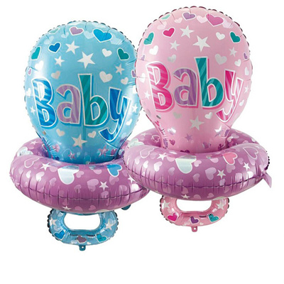 Qoo10 Big Baby Pacifier Foil Balloons Baby Shower Balloons Baby