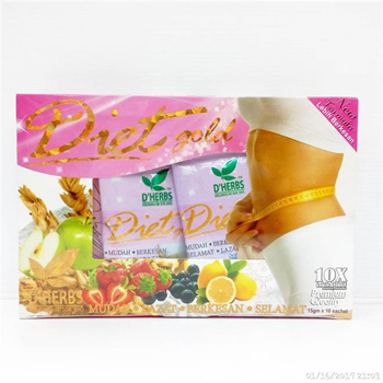 Qoo10 DHerbs Diet Gold 10sachets for Slimming Detox Hair