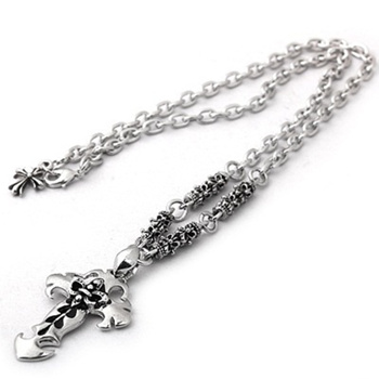 Japan Used Necklace] Chrome Hearts Tiny Ch Cross Return Toe Tiffany Pendant  | eBay