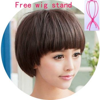 Elegant short hair clearance wigs