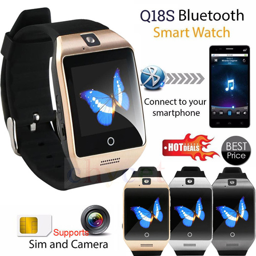 slide smartwatch with gsm phone and camera