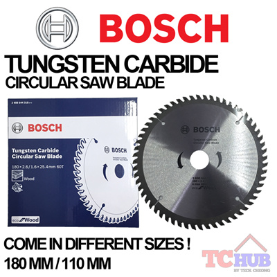 Boschbosch Eco Circular Saw Blade For Wood Or Aluminium Come With 2 Different Sizes 110 Mm Or 180 Mm Carbide Teeth Made With New Microteq