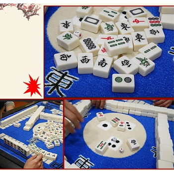 Qoo10 - Brand New Premium Traditional Jade Mahjong Set. Local SG