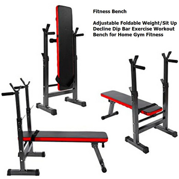 Qoo10 Brand New Professional Foldable Workout Bench. Local SG