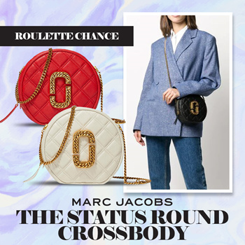 Qoo10 - *Roulette Chance* Marc Jacobs The Status Round Crossbody