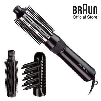 braun hair dryer with brush