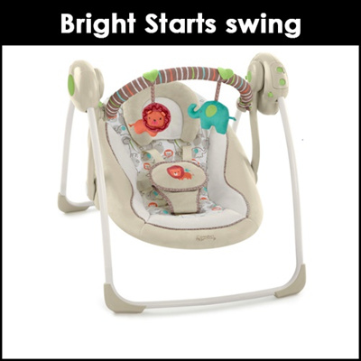 Bright Starts Comfort Harmony Cozy Kingdom Swing Swing Timer Step 6 Swing Speed Adjustment