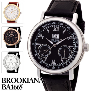 Qoo10 - BROOKIANA BA1665 Automatic watch back skeleton black black 