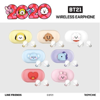 Line friends bluetooth earphone hot sale