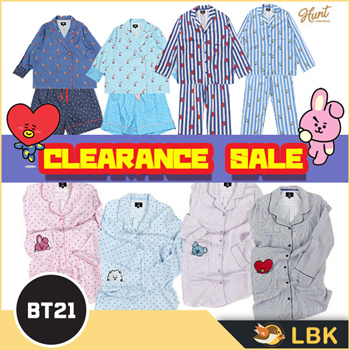 Qoo10 Clearance SALE BT21 x Hunt 3Types BT21 Official PAJAMAS