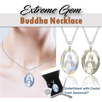 Swarovski 2025 buddha pendant