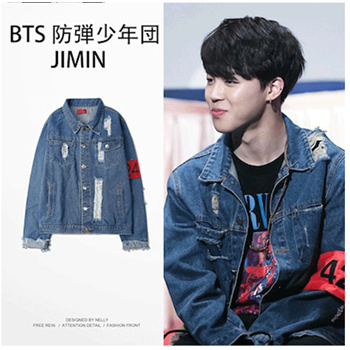 Jimin deals jean jacket