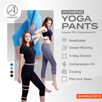 Qoo10 - [BUNDLE OF 2] - ARMEDES YOGA PANTS - Comfortable Cooling Breathable  Dr : Women's Clothing