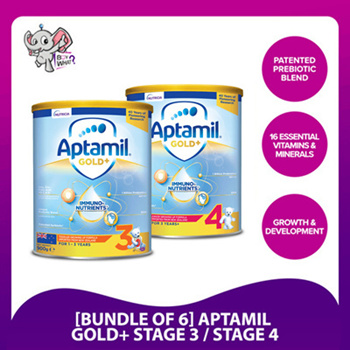 Qoo10 - [Bundle Sale] Aptamil Gold+ Milk Formula Stage 3/4 (900G) *Buy more  sa : Baby & Maternity