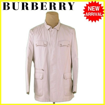 Qoo10 - Burberry BURBERRY coat work pocket men's # L size single