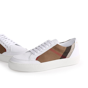 Check detail hot sale leather sneakers