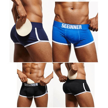 Qoo10 - Butt n Front Enhancing Padded Underwear Men Seeinner