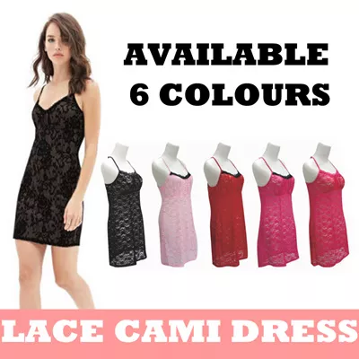 [BUY 1 GET 1] Lace Cami Dress / Women Linggerie / Sexy Lingerie / Lingerie / Baju Dalam Wanita / Baju Tidur Wanita