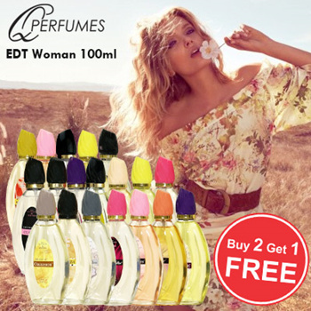 Qoo10 - [Buy 2 Get 1 Free] Q Perfumes ♤ Versions of EDT for Woman 100ml♤  High  : Perfume & Luxury