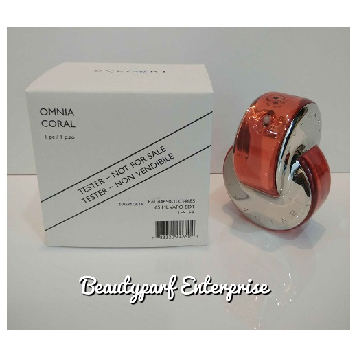 bvlgari omnia coral 65ml tester