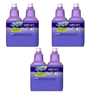 By Swiffer Swiffer Wetjet Wood Floor Cleaner Solution Refill Multi Purpose Blossom Breeze Scen