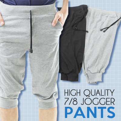 Qoo10 7 8 Jogger  Pakaian Pria