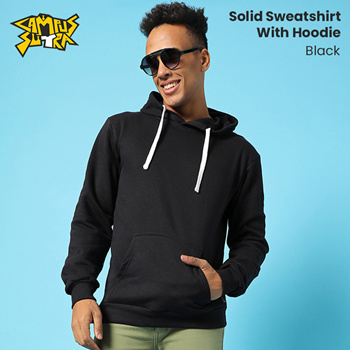 Buy Campus Sutra Men's Multicolour Colour-Blocked Sweatshirt With