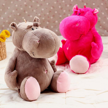 Super Cute Nici Plush Toy Lover Hippo