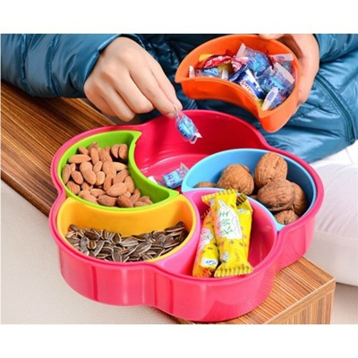 Qoo10 Candy Fruit Plate Snacks Food Container With Lid