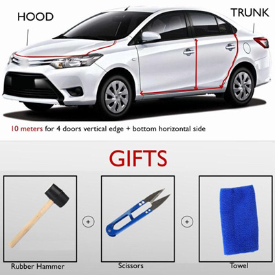 Car Door Protector Door Edge Guard Protected Lining Universal Door Edge Rubber Guard Door Bumper