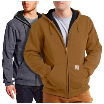 Carhartt men's rain defender rutland thermal lined hooded zip front best sale sweatshir