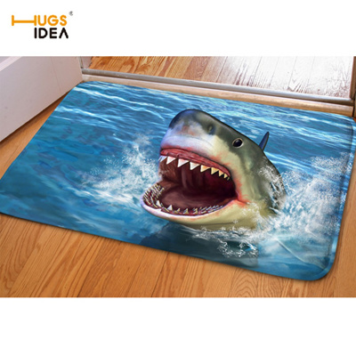 Carpets 3d Cool Animal Dolphin Print Home Floor Carpet For Living Room Bedroom Non Slip Kitchen Mat