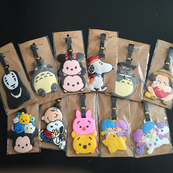 Qoo10 - Cartoon Bag Tags / Luggage Tags / Peanuts / Totoro / Tsum Tsum /  Twin  : Bag & Wallet