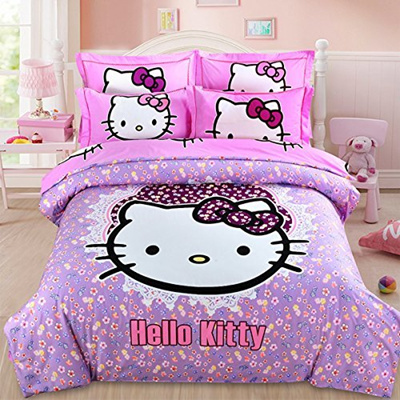 Qoo10 Casa 100 Cotton Brushed Kids Bedding Hello Kitty Duvet