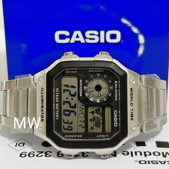 Casio ae1200 clearance world time