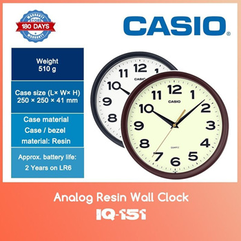 Casio analog wall discount clock