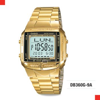 Qoo10 Casio Databank Men Gold Stainless Steel Strap Watch DB360G