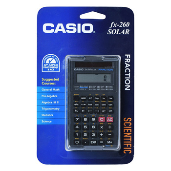 Qoo10 Casio Fx 260 Solar Scientific Calculator All Purpose Fx260slrsc Stationery Supplies