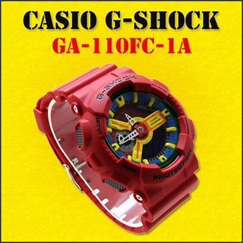 G shock ga hot sale 110fc red