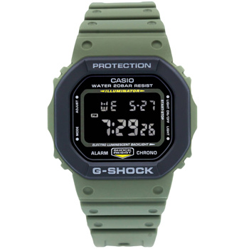 Casio g store shock army green