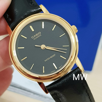 Men's classic leather on sale watch