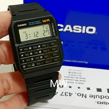 Casio Calculator Watch CA53W-1Z CA-53W-1Z