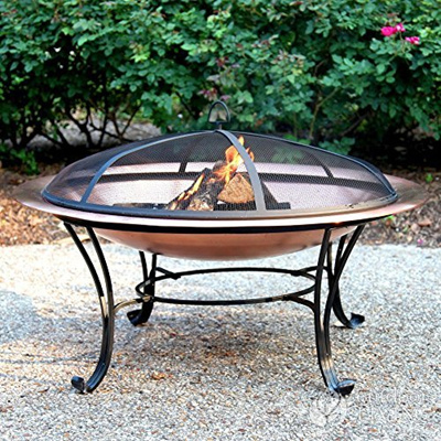 Qoo10 Catalina Creations 100 Solid Copper Fire Pit With Log