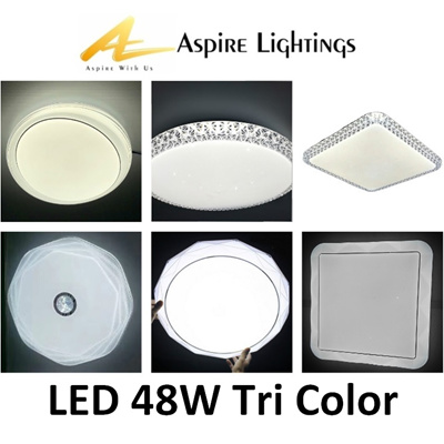 Ceiling Lightled Lighting Ceiling Light 48w Tri Color Ultra Bright Sg 1 Year Warranty