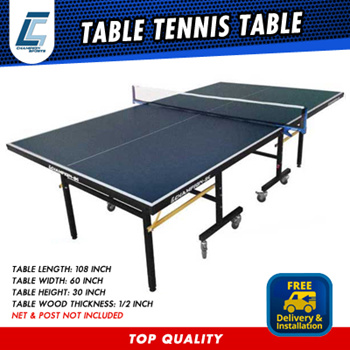 Qoo10 - CHAMPION TABLE TENNIS TABLE WITH FREE INSTALLATION AND