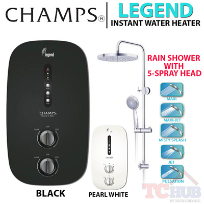 Qoo10 - CHAMPS Legend Electric Instant Shower Heater : Major Appliances