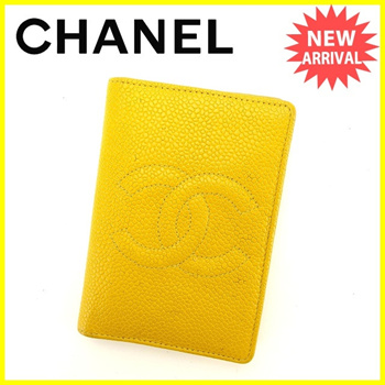 Qoo10 - Chanel CHANEL Card Case Business Card Holder Unisex Coco Mark  Yellow C : Bag/Wallets