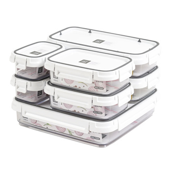 Qoo10 - SKYLOCK Large 14 Pc Food Storage Container BPA Free Leak