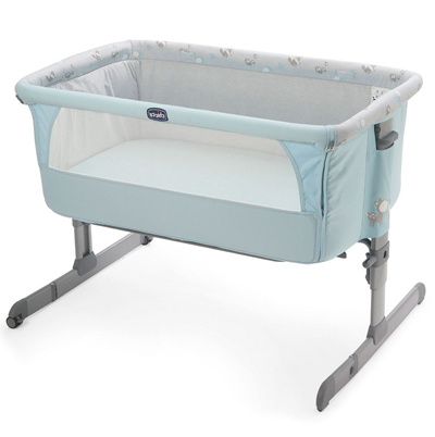 Qoo10 Chicco Next 2 Me Bedside Crib Sky Blue 27 Off Baby