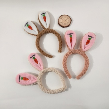 Canvas Bunny Ears Headband